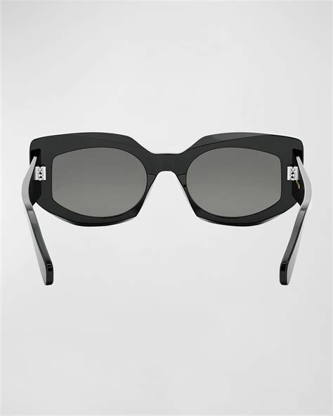 bold 3 dots 47mm butterfly sunglasses celine|Celine Bold 3 Dots Acetate Butterfly Sunglasses .